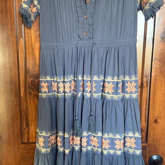 Ivy City Capri Navy Maxi Dress - Picture 4 of 4